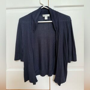 Christopher & Banks Dark Blue Cardigan